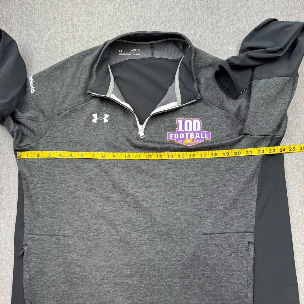 Under Armour Ashland University Eagles Football Quarter Zip Pullover Men's Sz XL